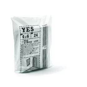 Yes takarófólia fekete S75 4x6m 24m2