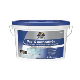   Düfa (Bad- & Küchenfarbe) Penész elleni beltéri falfesték 2,5l Fehér