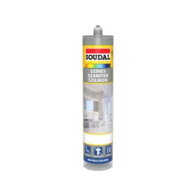   Soudal Színes szaniter-neutrális szilikon 310ml Cementszürke