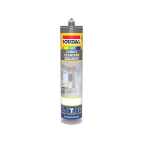 Soudal Színes szaniter-neutrális szilikon 310ml Antracit