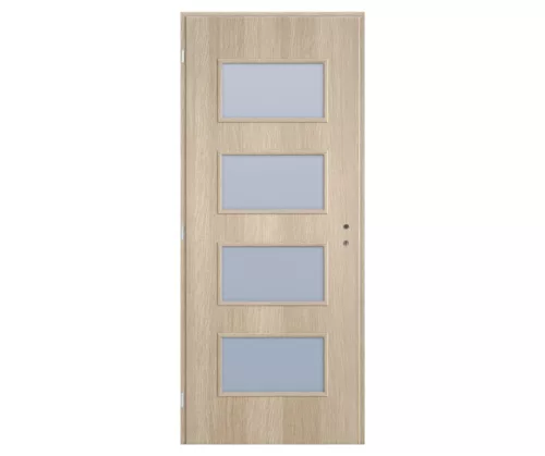 Beltéri ajtólap Merano üvegezés 90x210 Cédrus balos