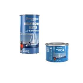 Dunaplaszt 2K Hajófesték A+B komponens 0,6kg RAL6029 Zöld