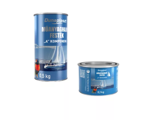 Dunaplaszt 2K Hajófesték A+B komponens 0,6kg RAL6029 Zöld