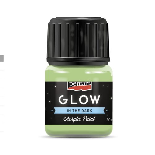 Pentart Glow Világító akrilfesték 30ml Zöld