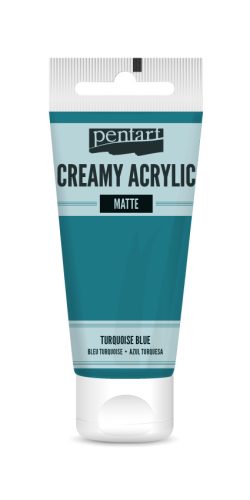Pentart Krémes akrilfesték matt 60ml Türkízkék