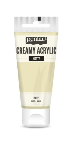 Pentart Krémes akrilfesték selyemfényű 60ml Elefántcsont
