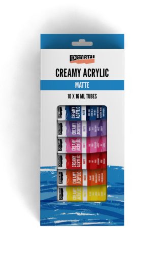 Pentart Krémes akrilfesték matt 10x16ml szett