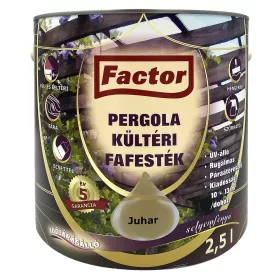 Factor Pergola kültéri fafesték 2,5l juhar