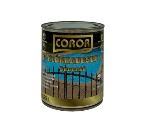 Coror Klórkaucsuk bevonat 0,75l kék