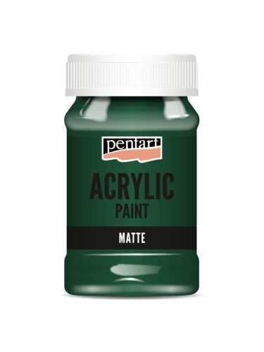 Pentart Akrilfesték matt 100ml Fenyőzöld