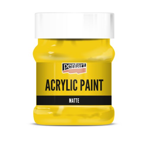 Pentart Akrilfesték matt 230ml Napsárga
