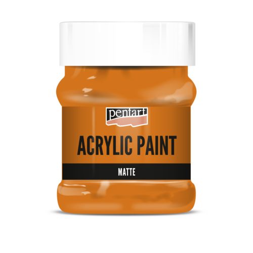 Pentart Akrilfesték matt 230ml Narancs