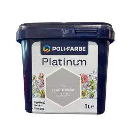 Platinum beltéri falfesték 1l Fekete üröm