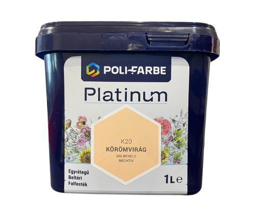 Platinum beltéri falfesték 1l Körömvirág