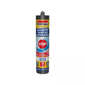 Soudal Szaniter Szilikon STOP 280ml Bézs