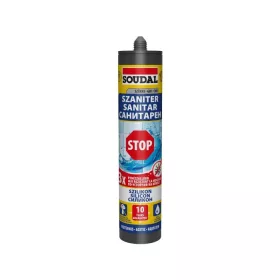 Soudal Szaniter Szilikon STOP 280ml Szürke