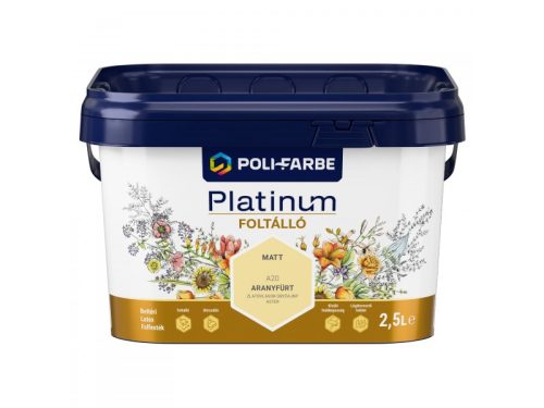 Platinum Foltálló beltéri falfesték 2,5l Aranyfürt
