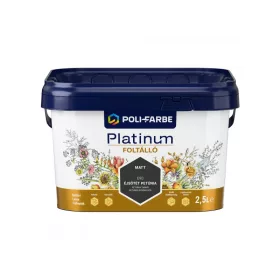   Platinum Foltálló beltéri falfesték 2,5l Éjsötét petúnia
