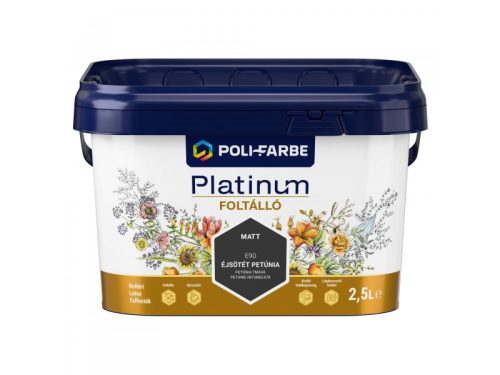 Platinum Foltálló beltéri falfesték 2,5l Éjsötét petúnia