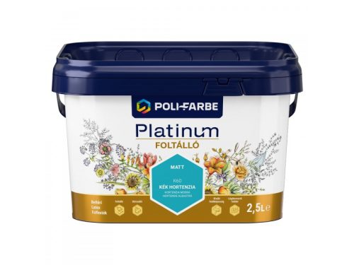 Platinum Foltálló beltéri falfesték 2,5l Kék hortenzia