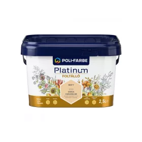   Platinum Foltálló beltéri falfesték 2,5l Sárga harangláb
