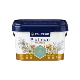   Platinum Foltálló beltéri falfesték 2,5l Zöld kagylóvirág