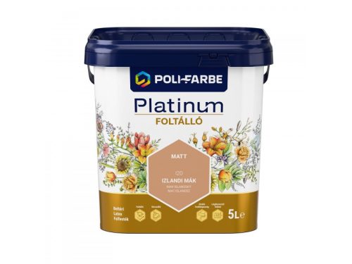Platinum Foltálló beltéri falfesték 5l Izlandi mák