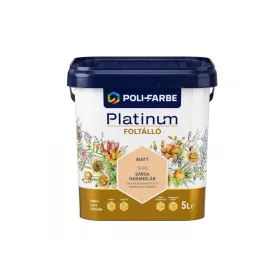 Platinum Foltálló beltéri falfesték 5l Sárga harangláb