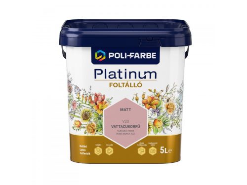 Platinum Foltálló beltéri falfesték 5l Vattacukorfű