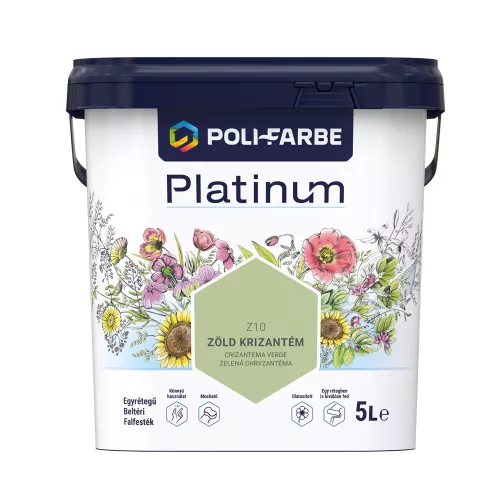 Platinum beltéri falfesték 5l Z10 Zöld krizantém