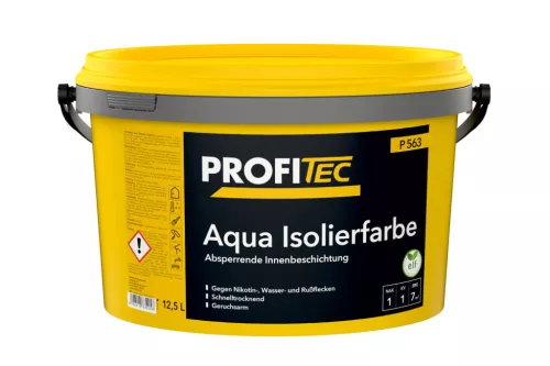 ProfiTec P563 Aqua Isolierfarbe folttakaró falfesték 12,5l fehér