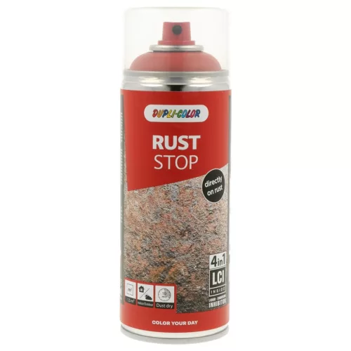 DC Rust Stop 4az1-ben spray 400ml selyemfényű RAL3000 Tűzpiros