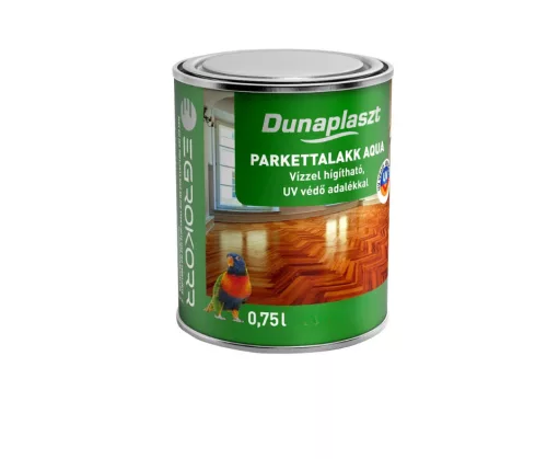 Dunaplaszt vízbázisú parkettalakk magasfényű 0,75l