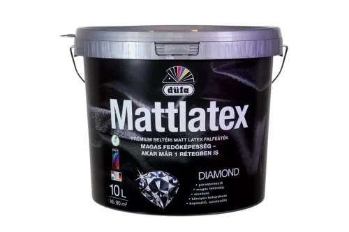 Düfa Diamond Mattlatex beltéri falfesték 2,5l Fehér