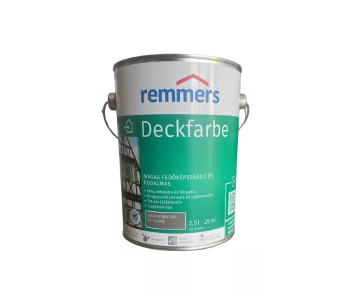 Deckfarbe vízbázisú selyemmatt fedőfesték 2,5l hamvasbarna